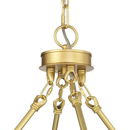 24-Light Candle Style Wagon Wheel Chandelier UL Listed