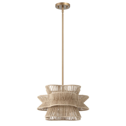 Anderson 1-Light Woven Rope Pendant