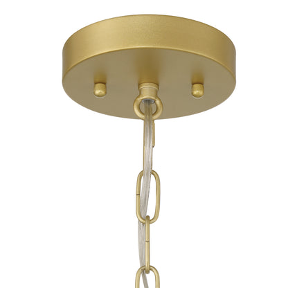 1 light semi gold sphere pendant (9) by ACROMA