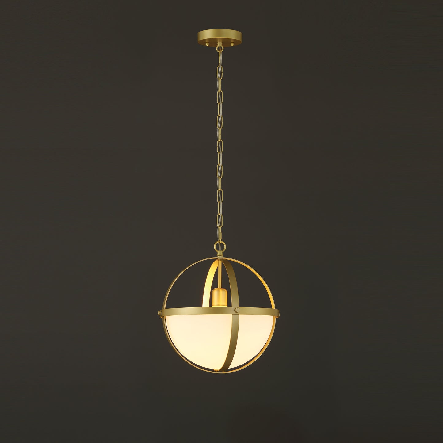 1 light gold sphere pendant (7) by ACROMA