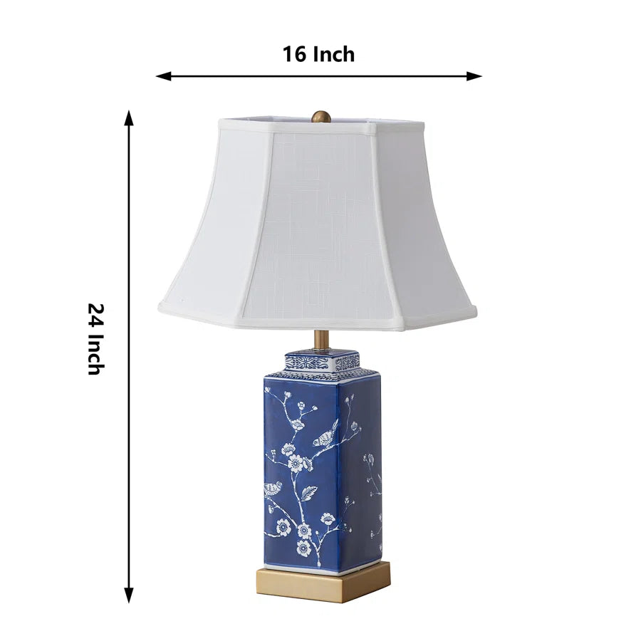1 light vintage table lamp with usb ports (6) by ACROMA