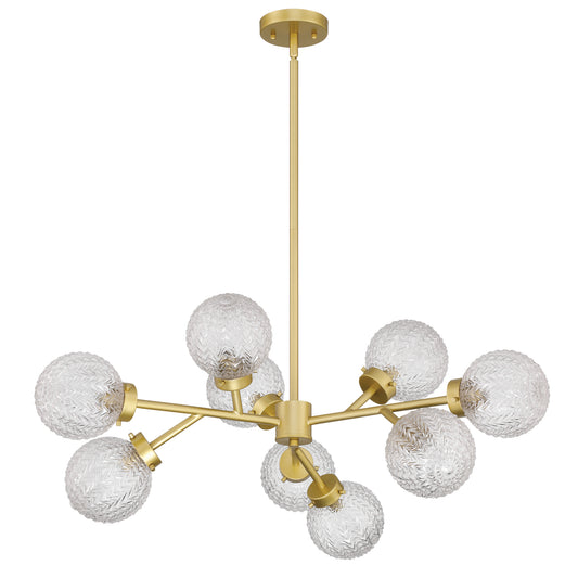 9 light sputnik classic chandelier (6) by ACROMA