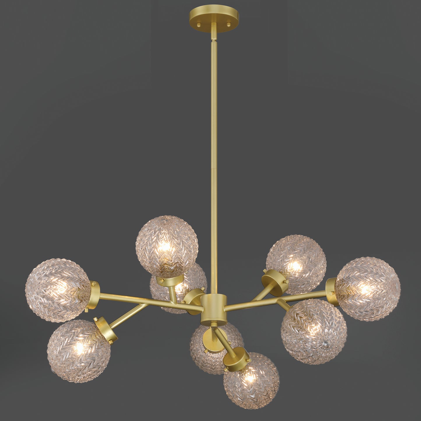 9 light sputnik classic chandelier (9) by ACROMA