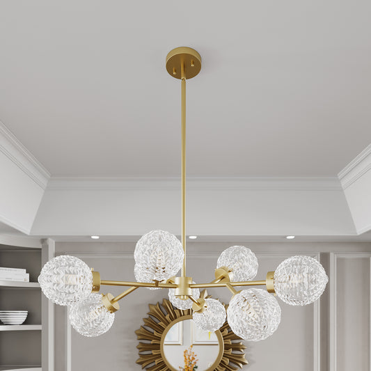9 light sputnik classic chandelier (1) by ACROMA