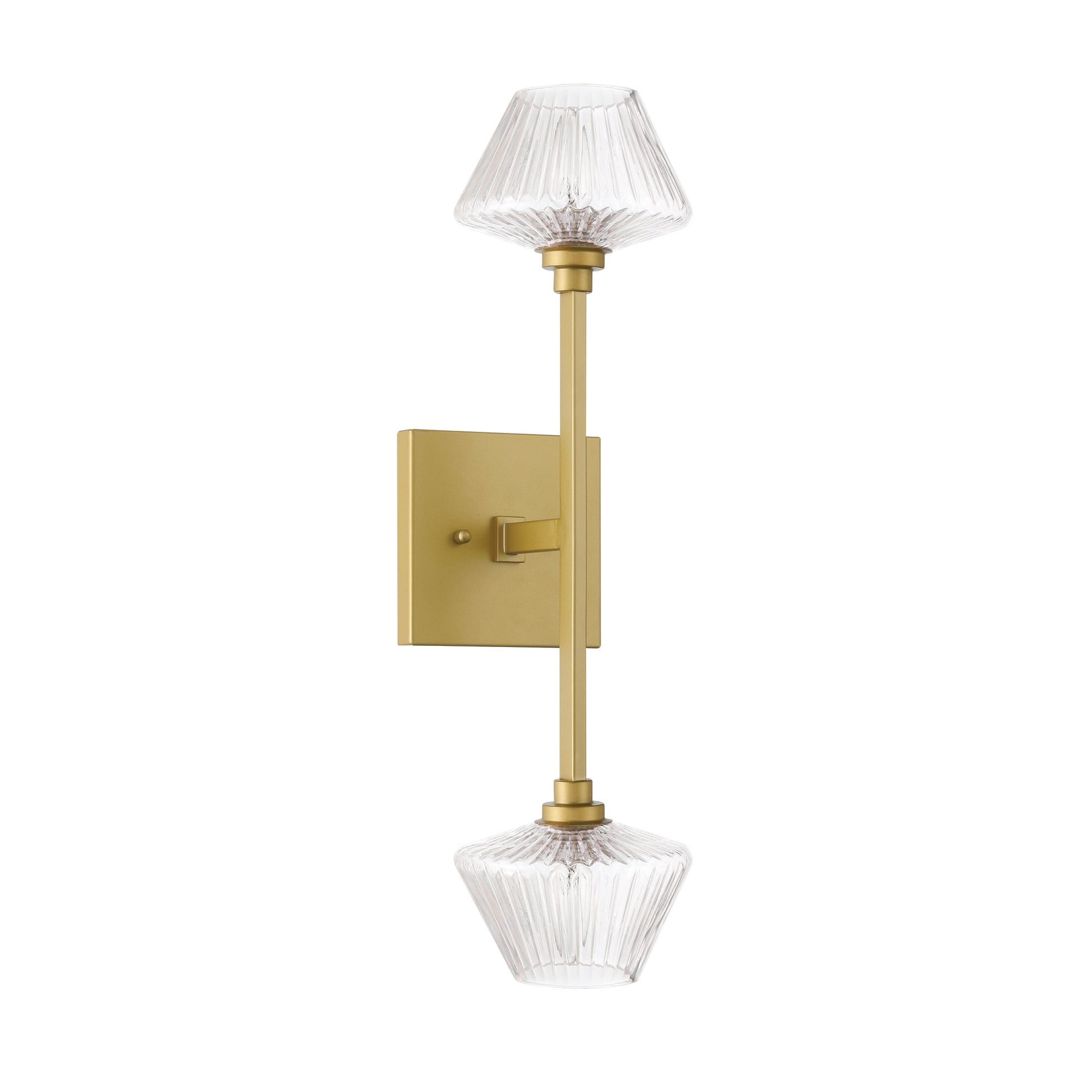 2 light gold glass wallchiere (6) by ACROMA