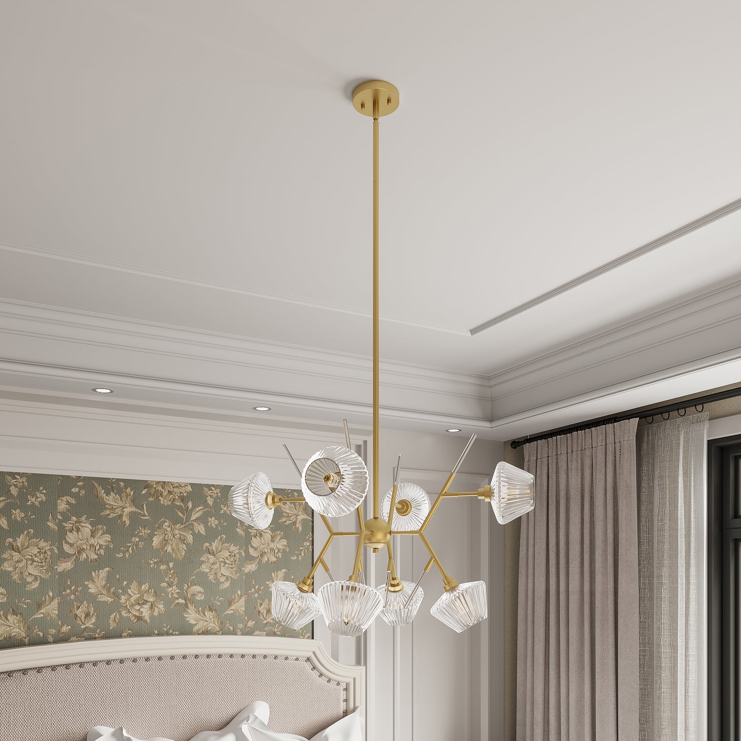 8 light sputnik empire chandelier (3) by ACROMA