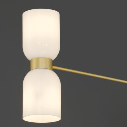 4 light modern linear chandelier (10) by ACROMA