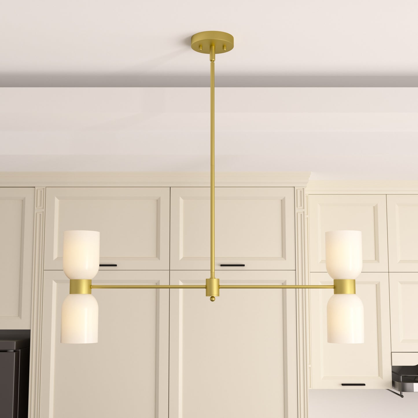 4 light modern linear chandelier (9) by ACROMA