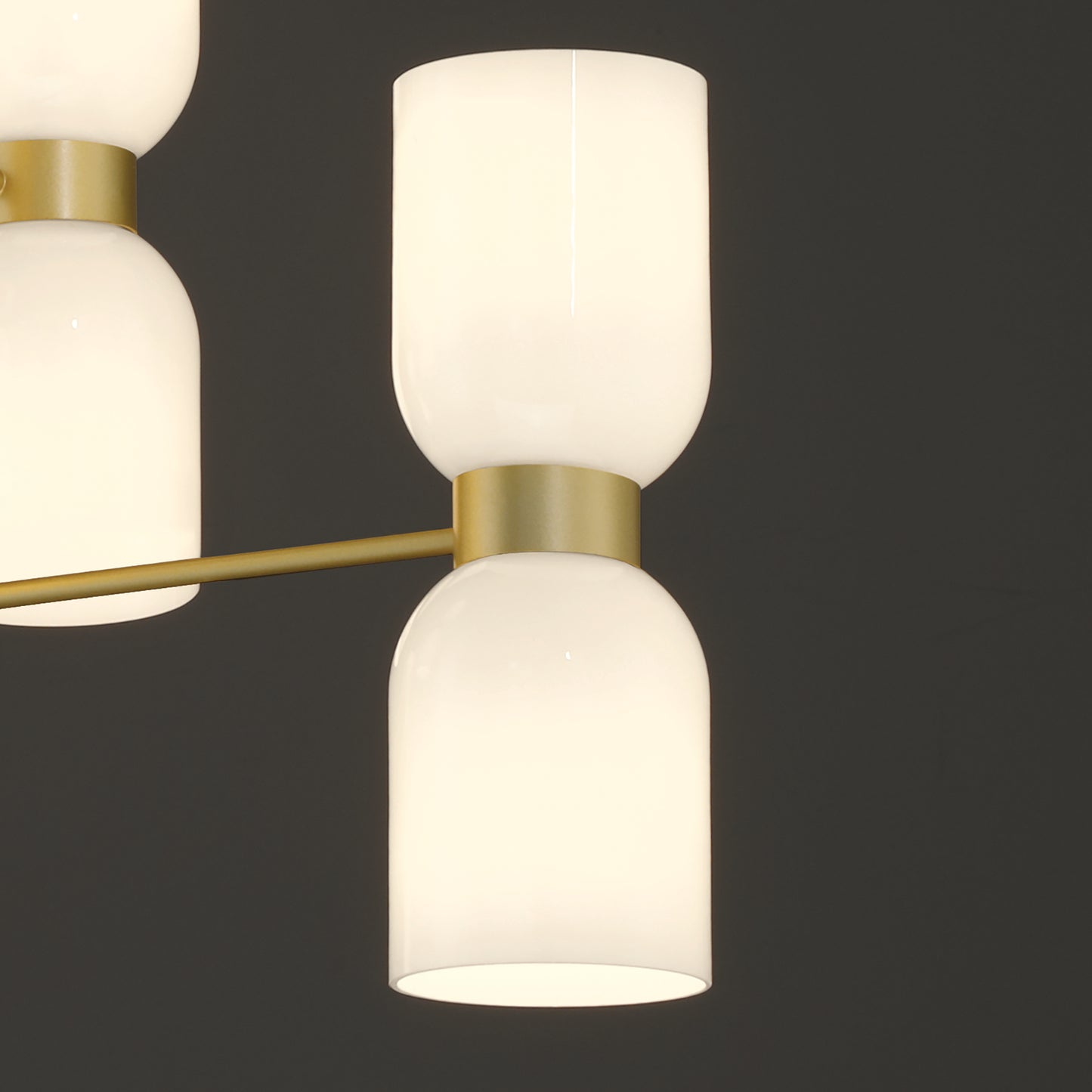 8 light modern linear chandelier (7) by ACROMA