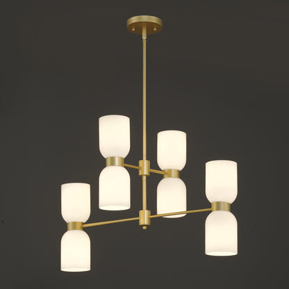 8 light modern linear chandelier (8) by ACROMA