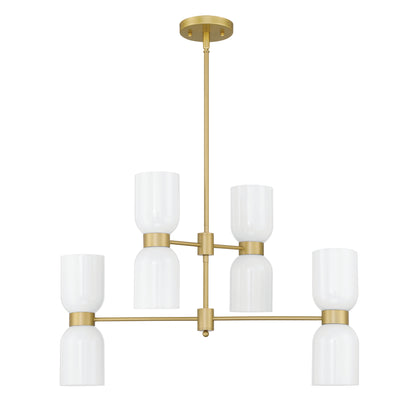 8 light modern linear chandelier (11) by ACROMA