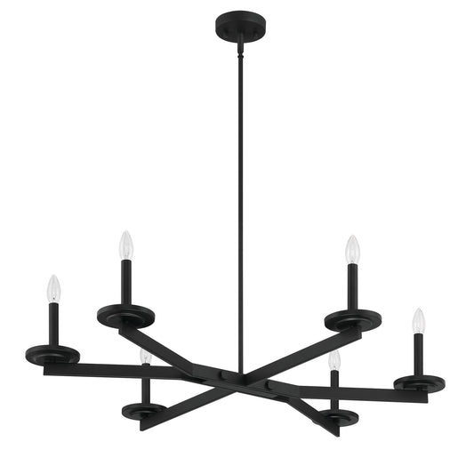 6 light modern linear chandelier (11) by ACROMA