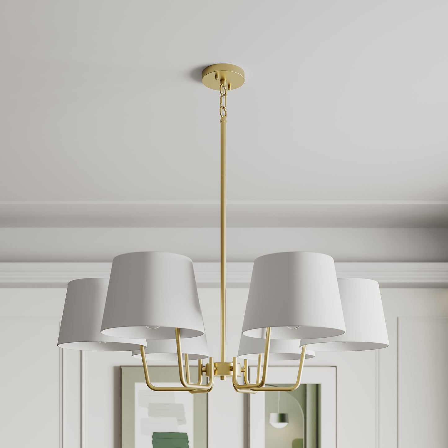 6 light classic traditional chandelier (1) by ACROMA