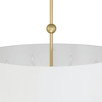 6 light dimmable drum chandelier (9) by ACROMA