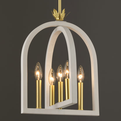5 light empire lantern chandelier (9) by ACROMA