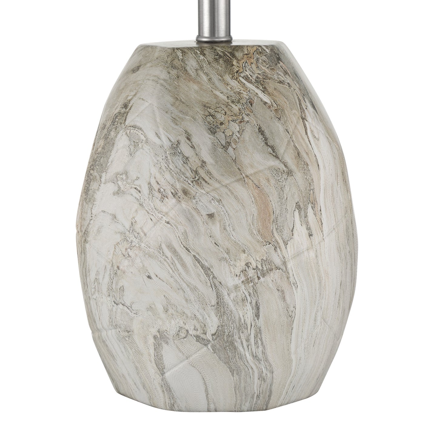 1 light marble ceramic table lamp set of 2 (5) by ACROMA