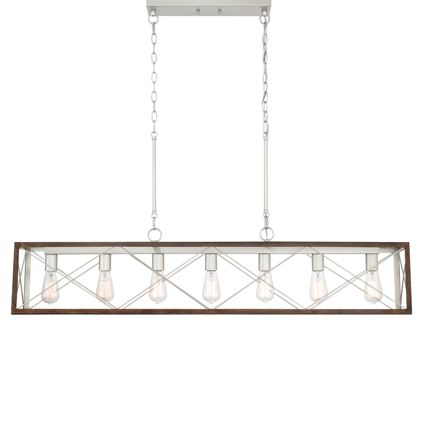 Alodie 7-Light Linear Rectangle Pendant UL Listed
