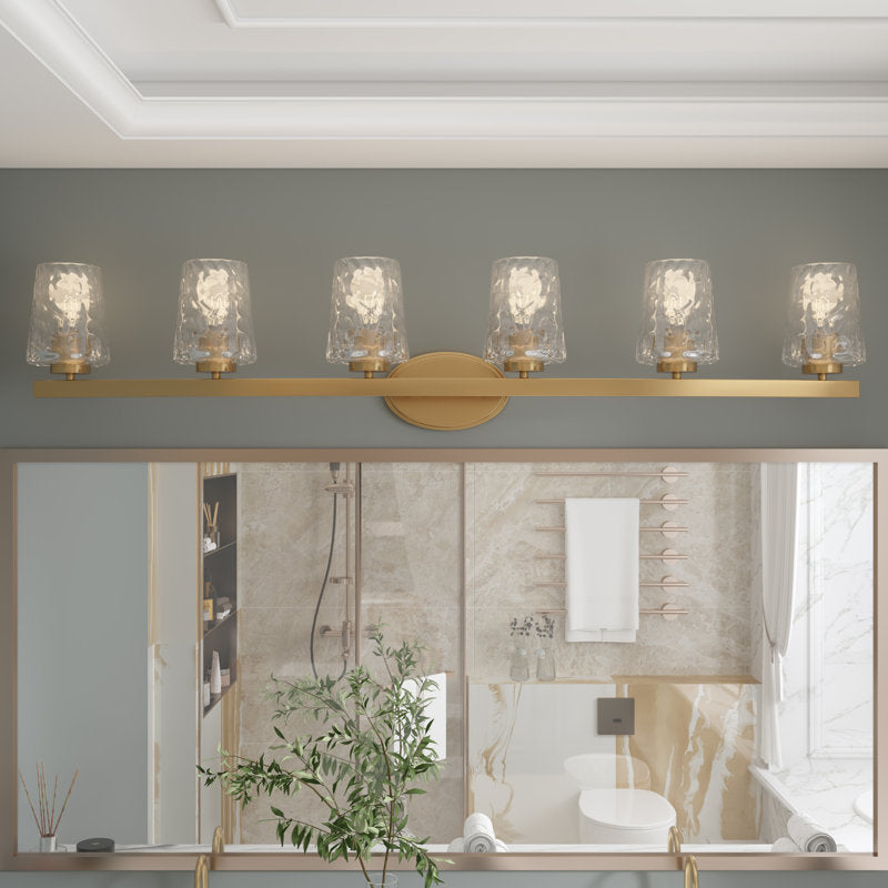 6 light honeycomb design bathroom vanity light (10) by ACROMA