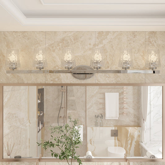 6 light honeycomb design bathroom vanity light (1) by ACROMA