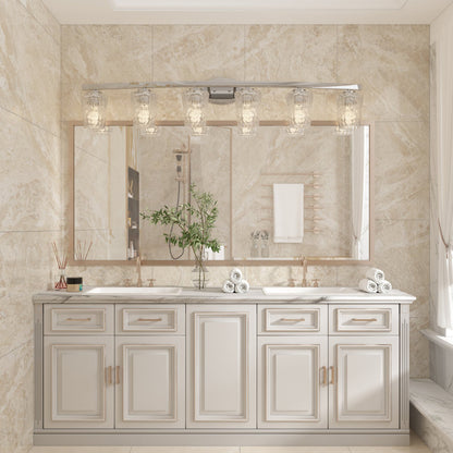 6 light honeycomb design bathroom vanity light (4) by ACROMA