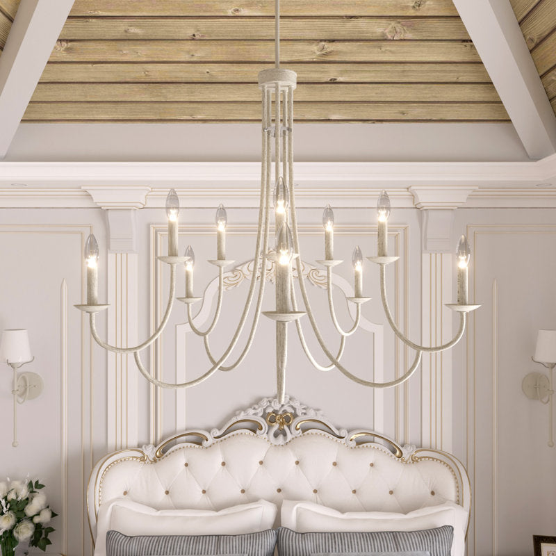 9610 | 10 - Light Dimmable Classic / Traditional Chandelier by ACROMA™ UL