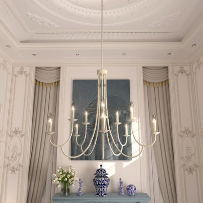 9610 | 10 - Light Dimmable Classic / Traditional Chandelier by ACROMA™ UL