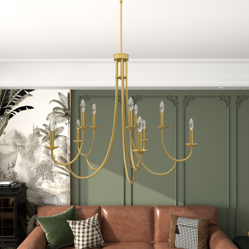 10 light candle style classic chandelier (20) by ACROMA