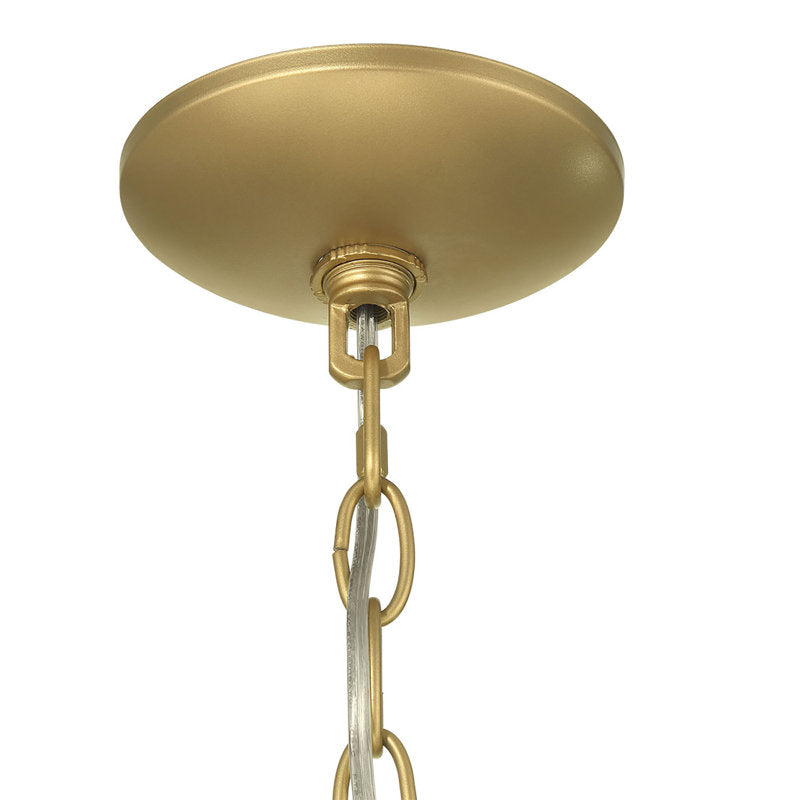 8 light gold sputnik crystal pendant (5) by ACROMA