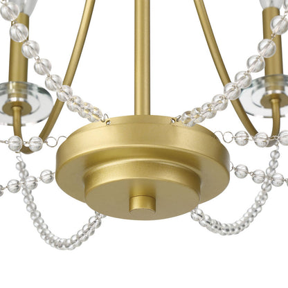 12-Light Candle Style Tiered Chandelier