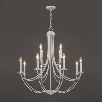 12 light classic traditional candle chandelier (9) by ACROMA