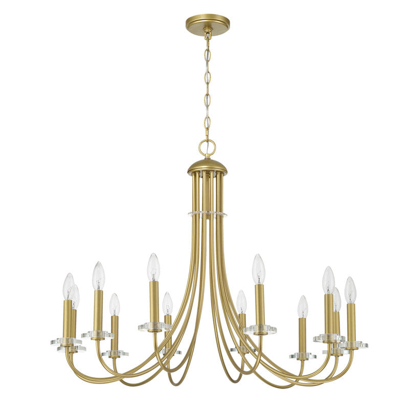 12 light empire gold chandelier (4) by ACROMA