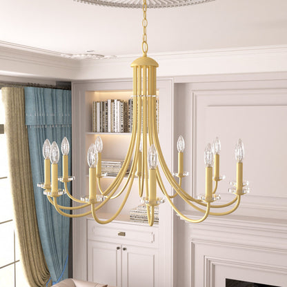 12 light empire gold chandelier (3) by ACROMA