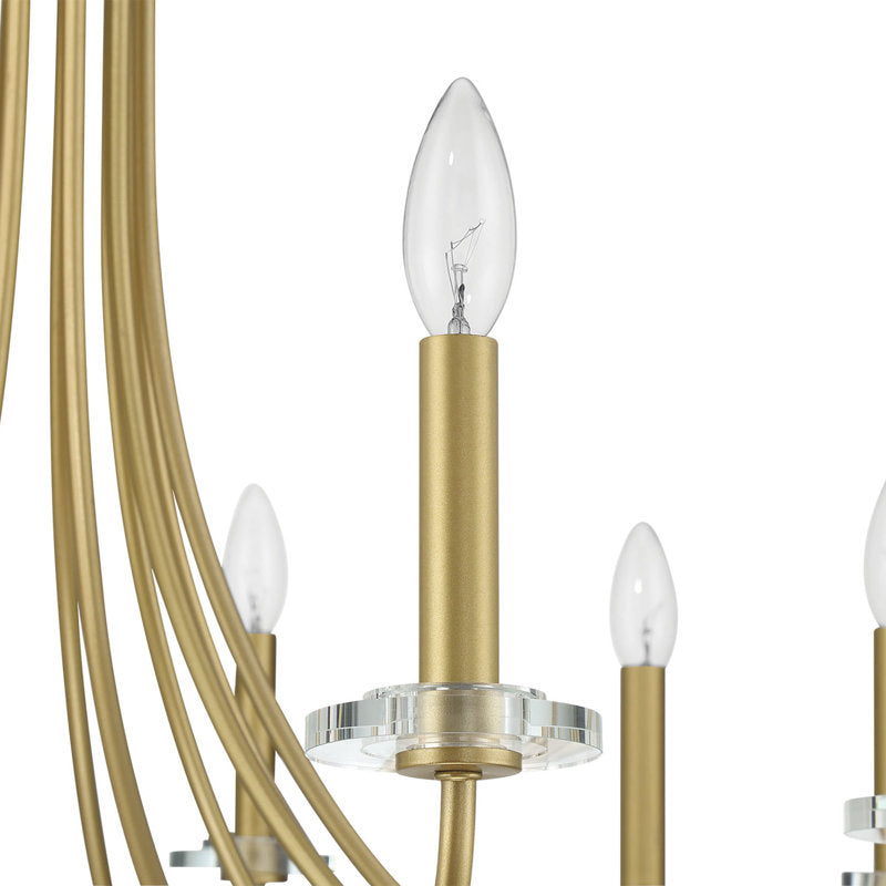 12 light empire gold chandelier (7) by ACROMA