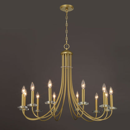 12 light empire gold chandelier (5) by ACROMA