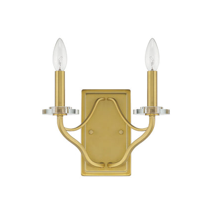 32102 | 2 - Light Steel Candle Wall Light by ACROMA™  UL
