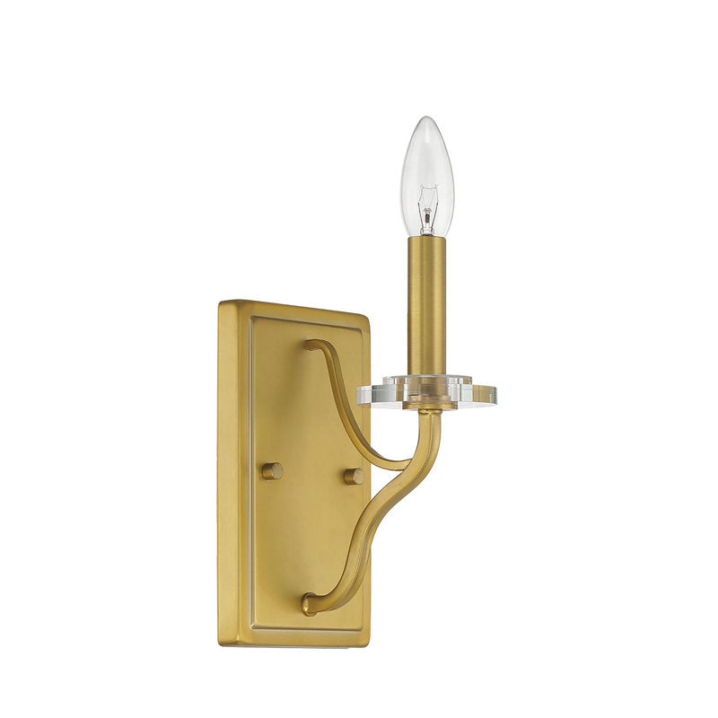 1 light candle gold wall sconce (5) by ACROMA