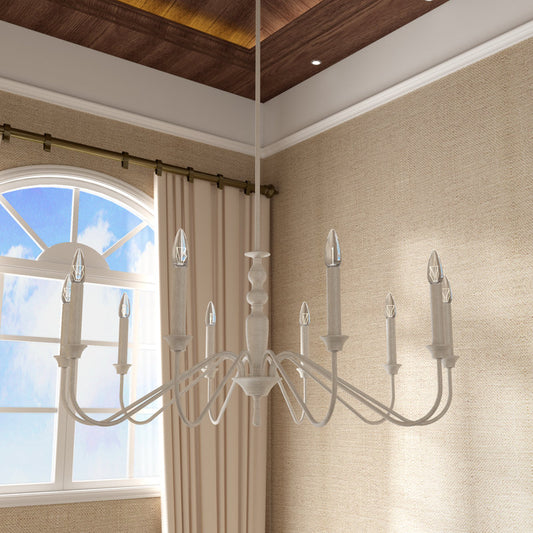 10-Light Classic Traditional Chandelier