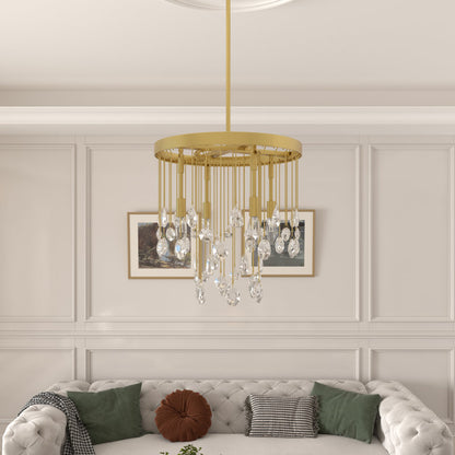 4 light crystal empire chandelier (1) by ACROMA