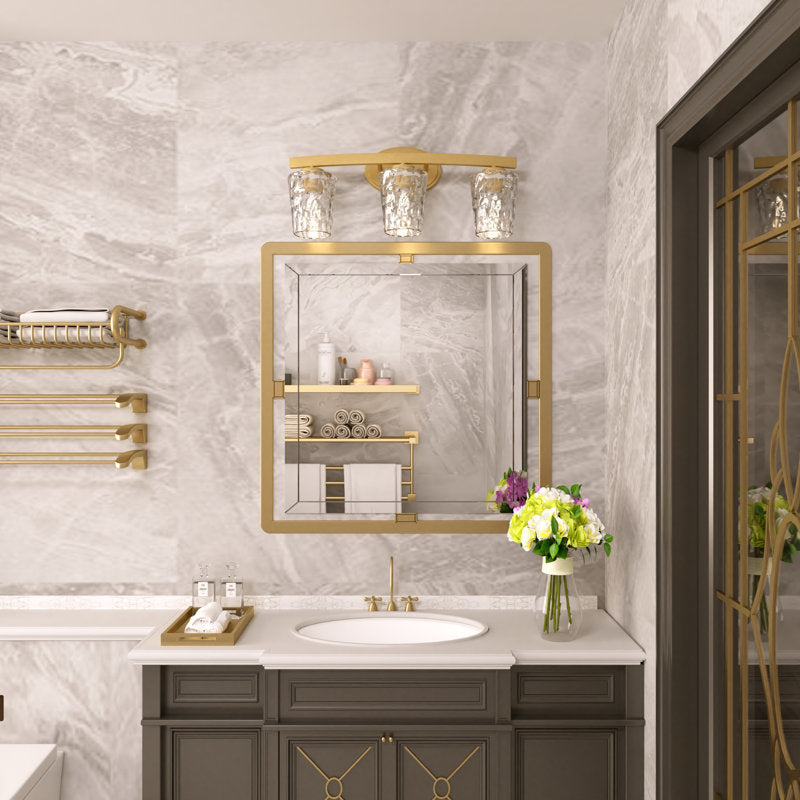 3 light honeycomb design bathroom vanity light (12) by ACROMA
