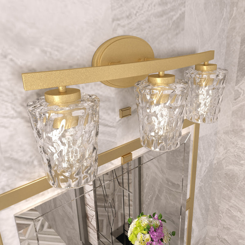 3 light honeycomb design bathroom vanity light (10) by ACROMA