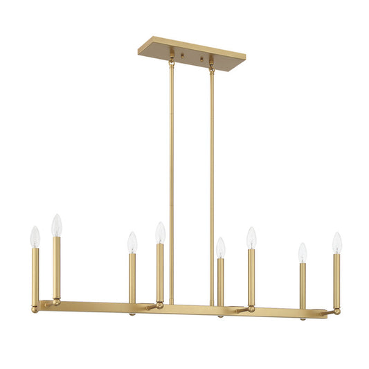 8 light candle linear chandelier (13) by ACROMA