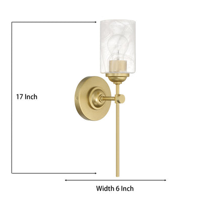 1 light steel gold wallchiere (10) by ACROMA