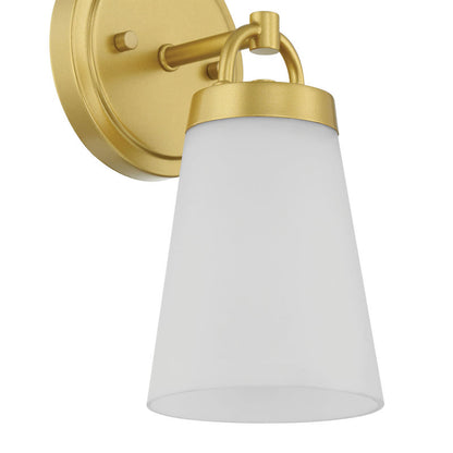 1 light steel gold wall sconce (6) by ACROMA