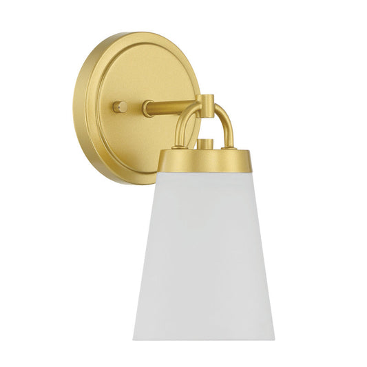 1 light steel gold wall sconce (5) by ACROMA