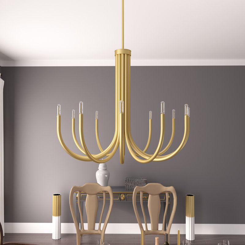 12 light modern industrial chandelier (2) by ACROMA