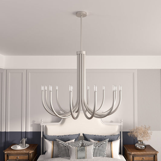 12 light modern industrial chandelier (35) by ACROMA
