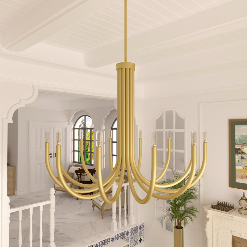 12 light modern industrial chandelier (1) by ACROMA