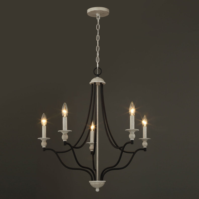 5 light classic traditional candle chandelier (7) by ACROMA