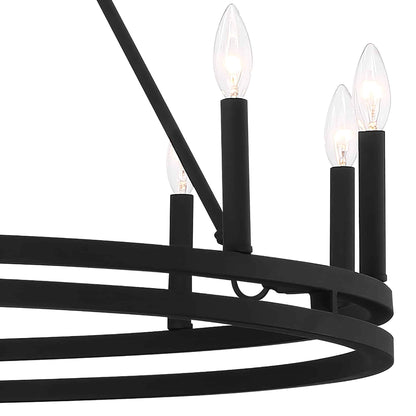 0820 | 20 - Light Candle Style Tiered Chandelier | ACROMA - ACROMA