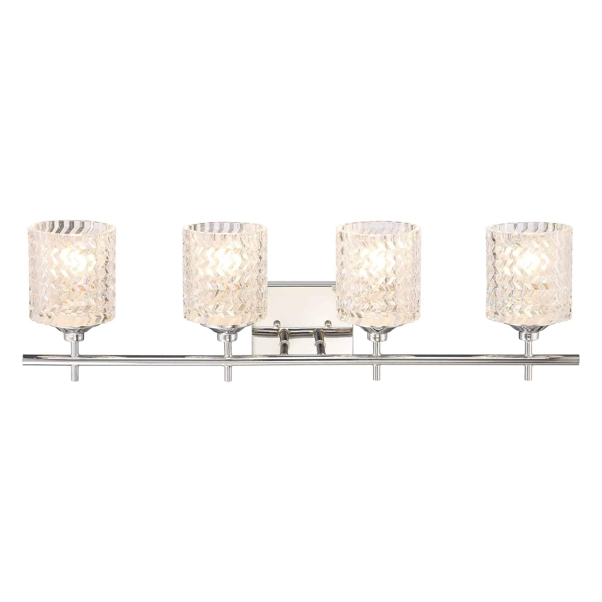 4 light unique glass vanity light (18) by ACROMA